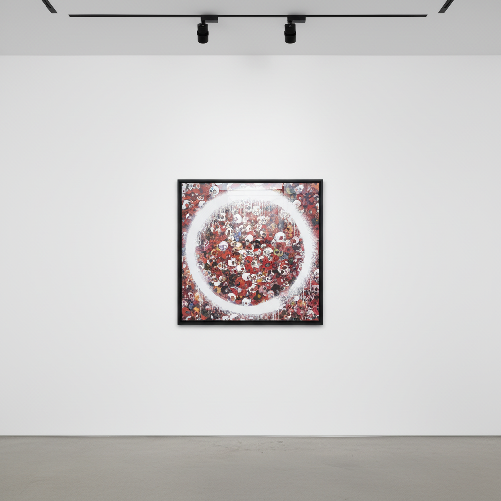 Takashi Murakami - Enso: Memento Mori Red, 2016, Offset lithograph