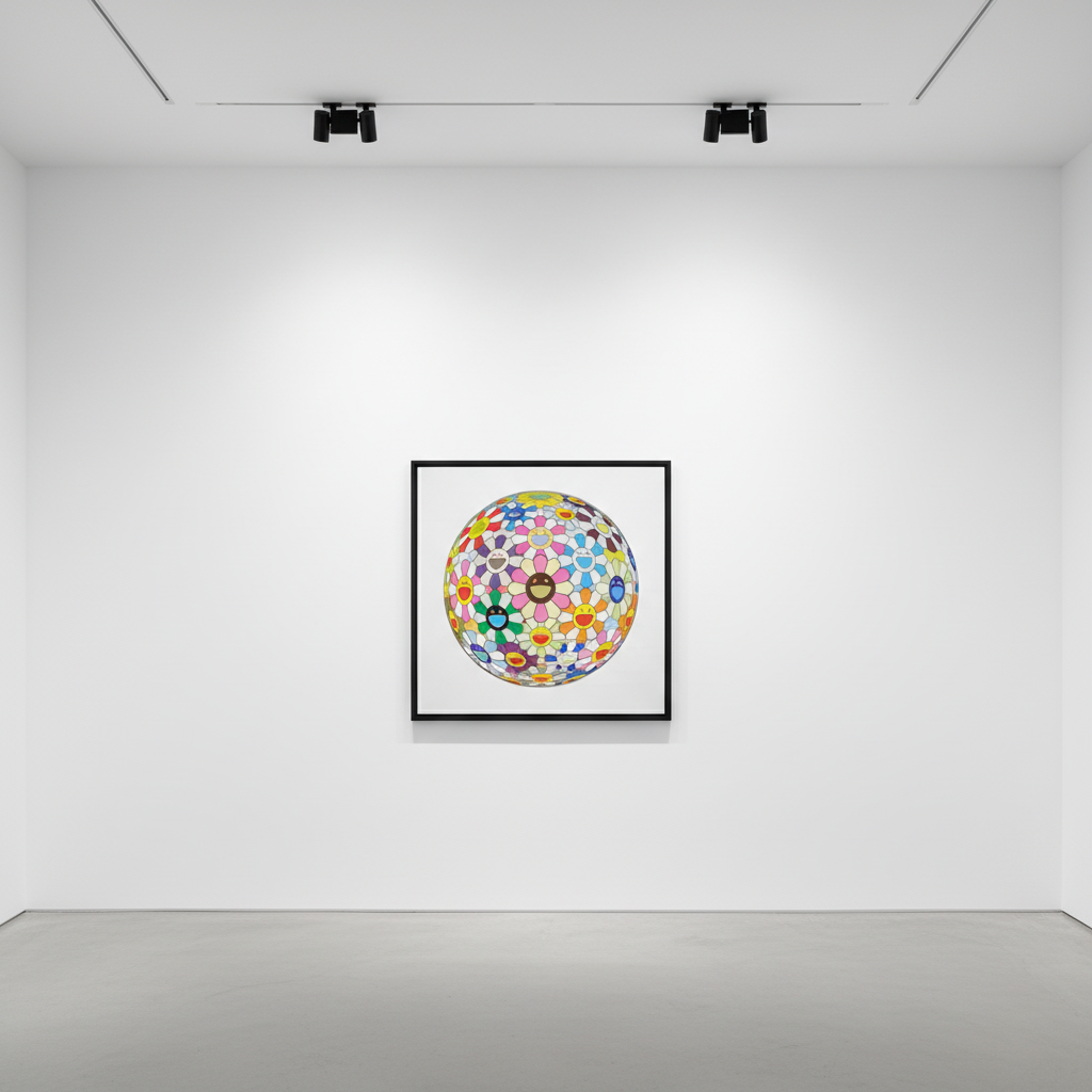 Takashi Murakami - Flower Ball (Commos 3D), 2011, Lithograph