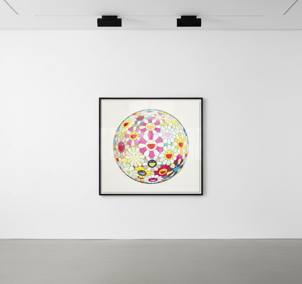 Takashi Murakami - Flower Ball (Margaret), 2008, Lithograph