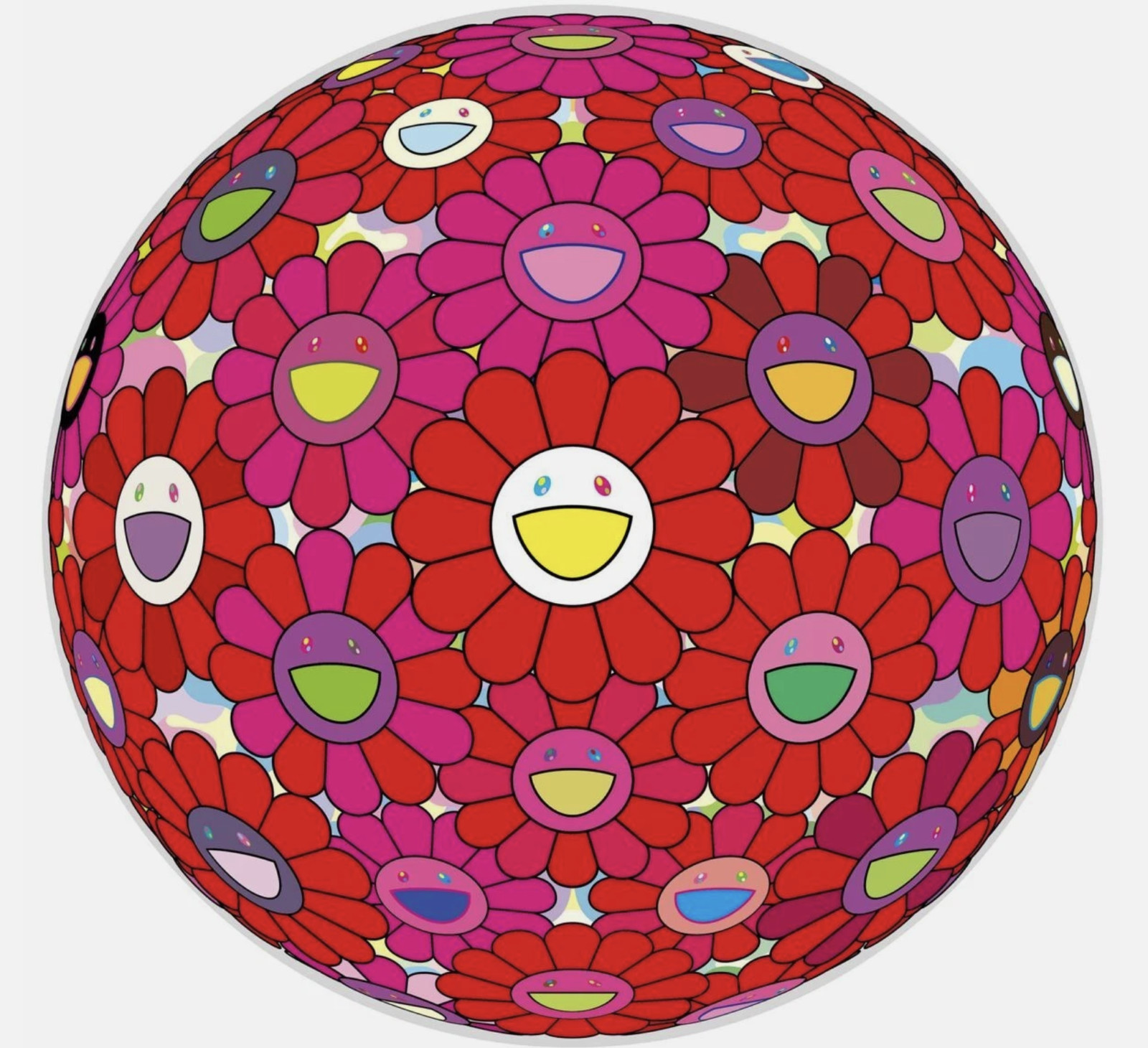 Takashi Murakami - Flowers of Gratitude, 2022, Offset print, cold stamp and high gloss varnishing
Edition of 300