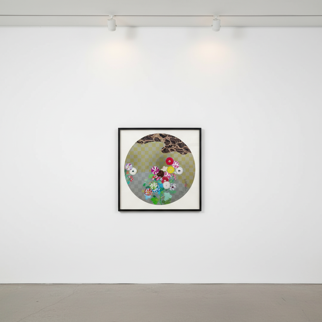 Takashi Murakami - Korin Flowers and Water, 2023, Offset Lithograph