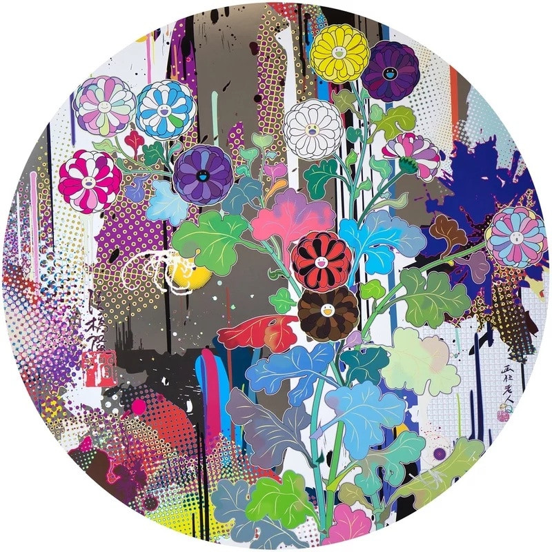 Takashi Murakami - Korin: Superstring Theory, 2015, Offset Lithograph
