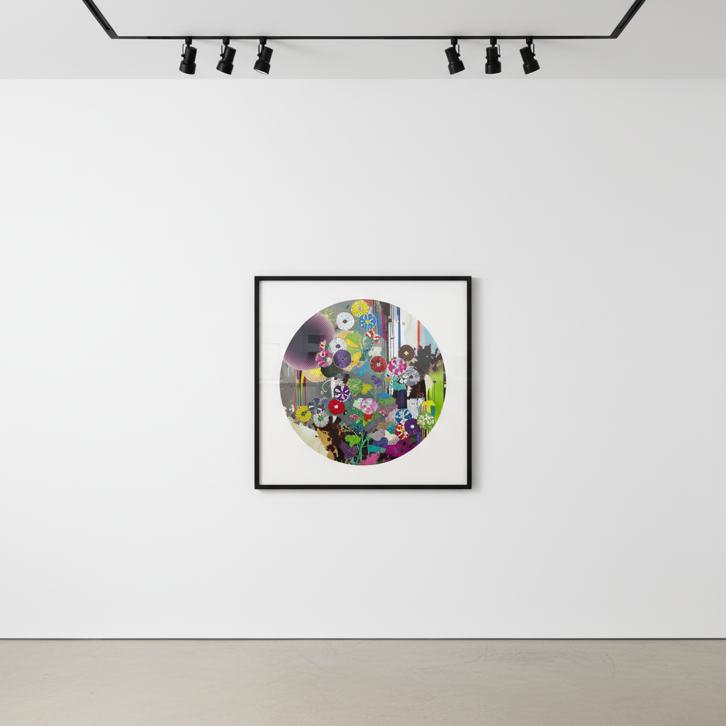 Takashi Murakami - Korin's Flowers and Abstract Imagery, 2024, Offset Lithograph