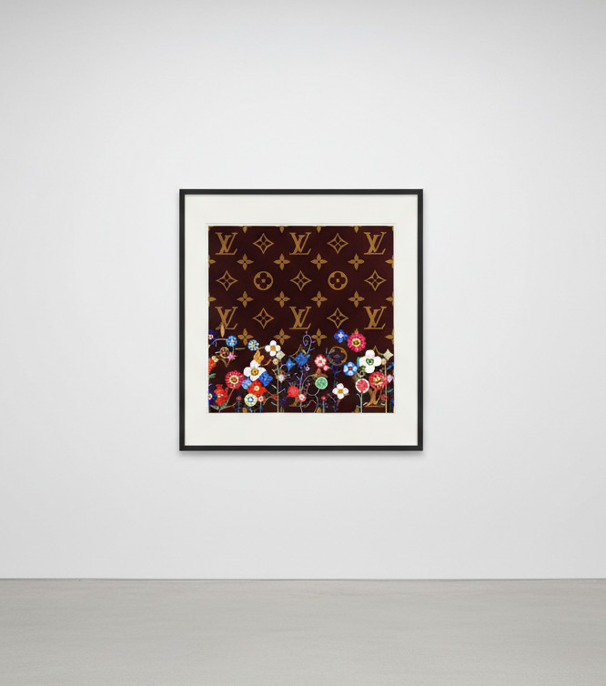 Takashi Murakami - LV Flower Garden, 2025, Silkscreen