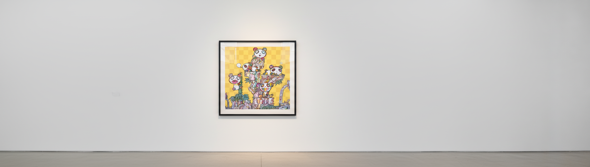 Takashi Murakami - Panda Cubs 1, Panda Cubs 2 & Panda Cubs 3, 2019, Three offset prints, framed