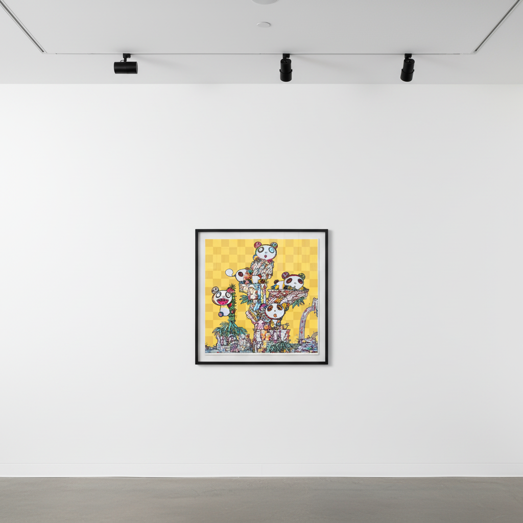 Takashi Murakami - Panda Cubs 2, 2019, Offset print, framed