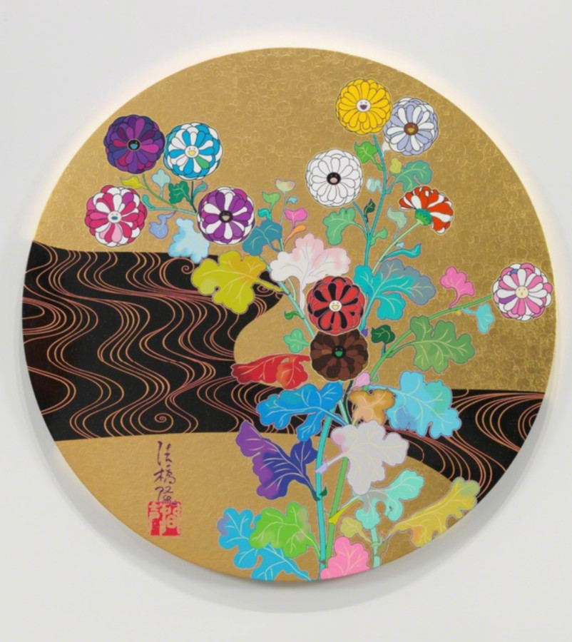 Takashi Murakami - The Golden Age , Korin , Kansei, 2014, Offset print with cold stamp and high gloss varnishing