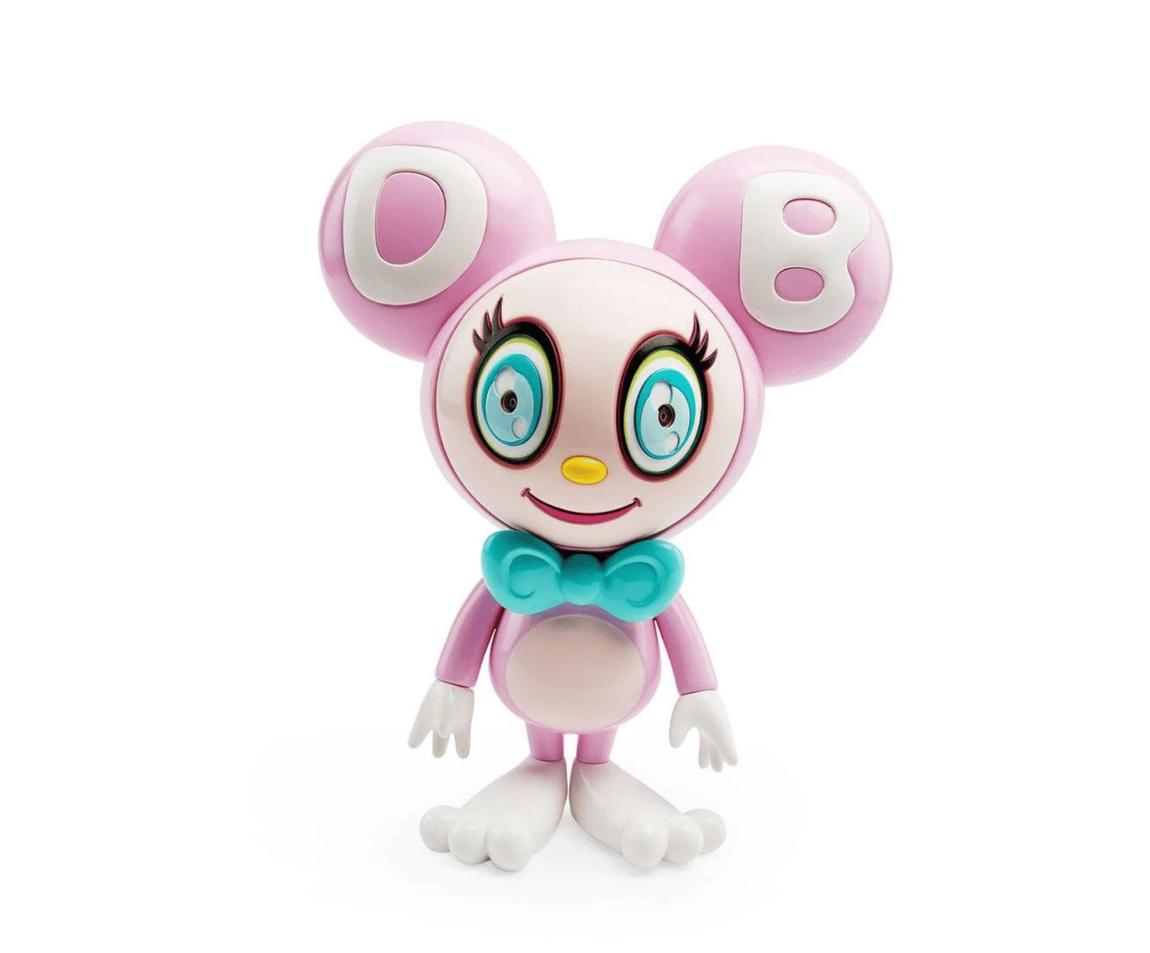 Takashi Murakami - Untitled (Pink), 2020, FRP, urethane paint, stainless steel, wood