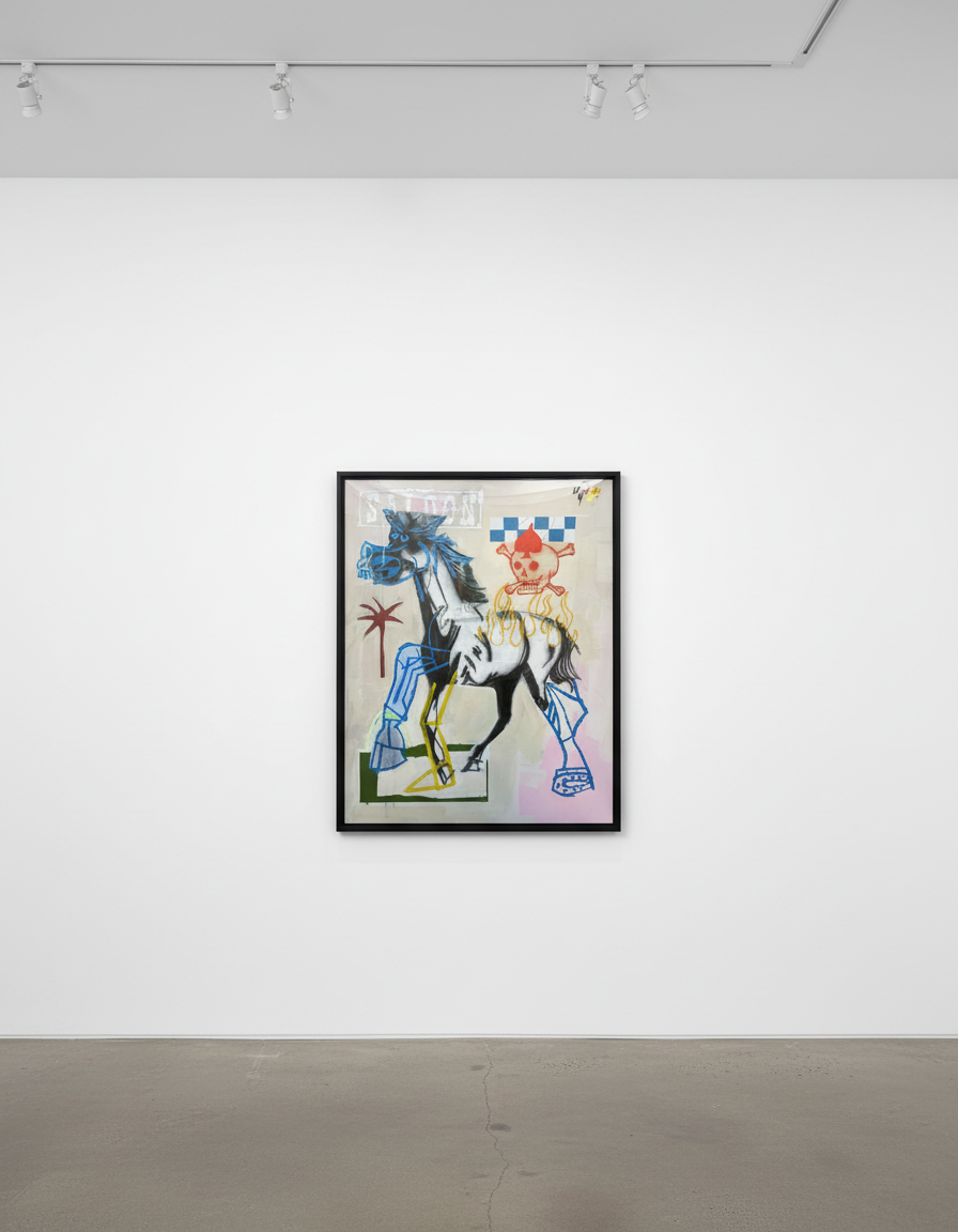 Terry Urban - The Well Has Run Dry, 2025, Acrylic, oil, pastel, aerosol, airbrush on canvas