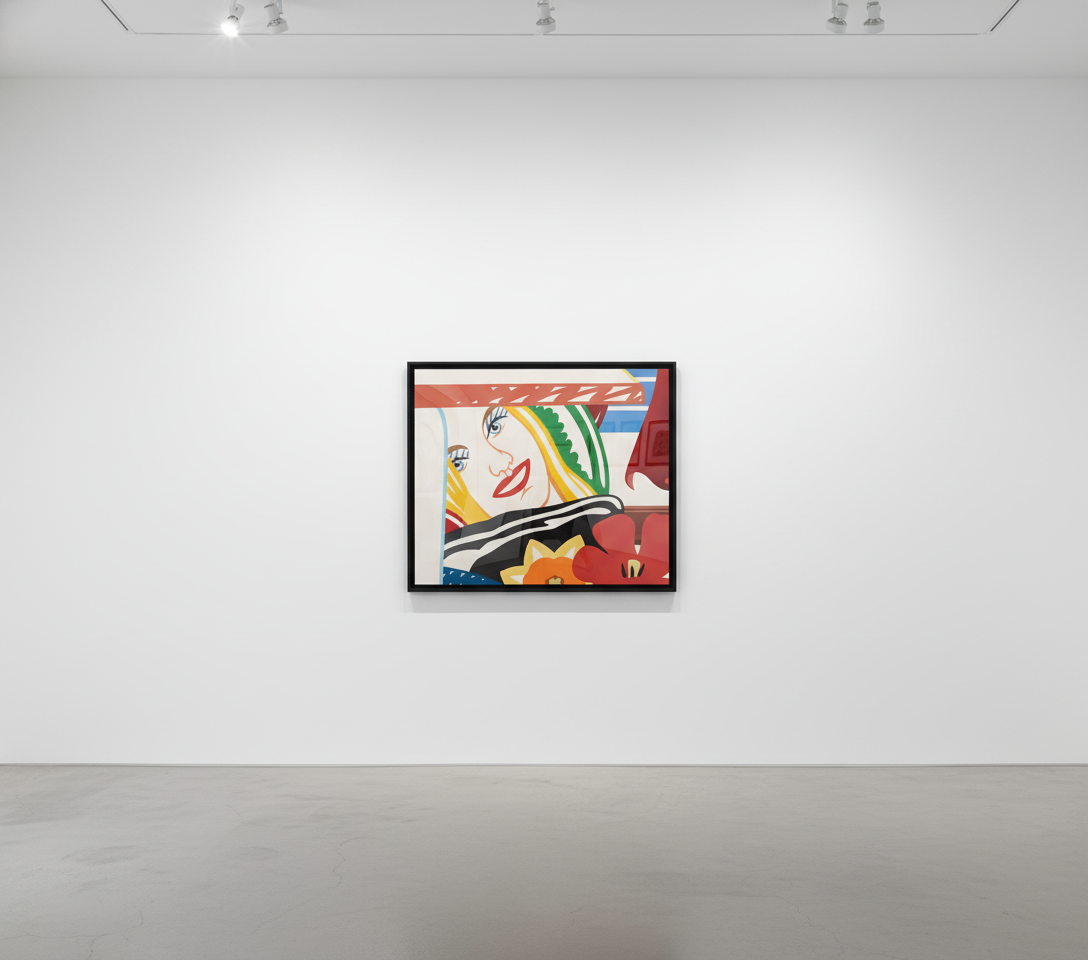 Tom Wesselman - Bedroom Face (from Bedroom Painting #41), 1990, Screen print
