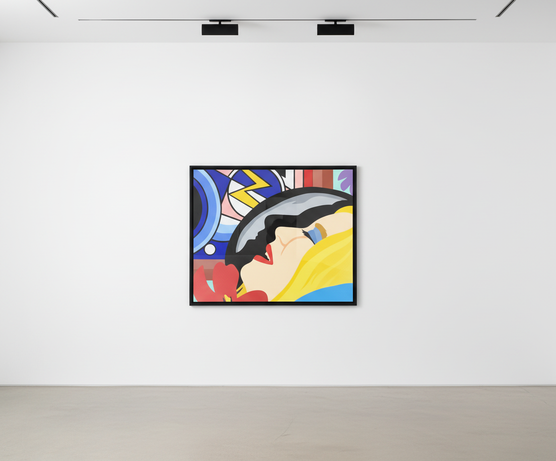 Tom Wesselman - Bedroom Face With Lichtenstein, 1994, Silkscreen
