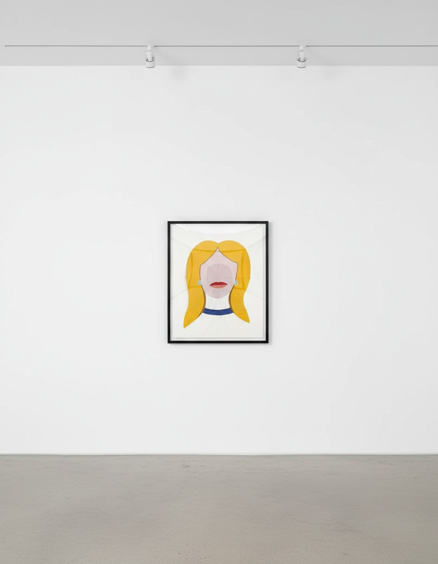 Tom Wesselman - Blonde Kite, 1988, Screen print