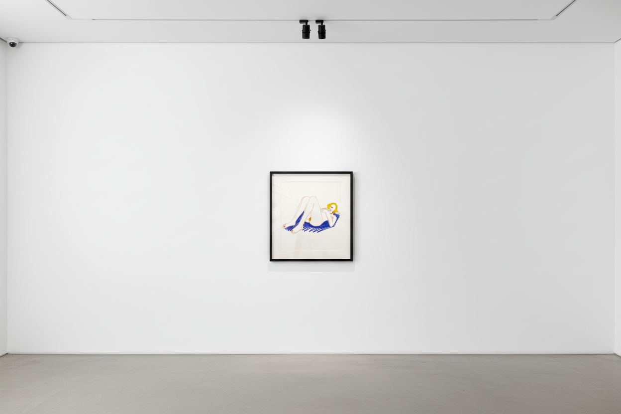 Tom Wesselman - Blonde On Banket, 1985-98, Alkyd on cut out steel