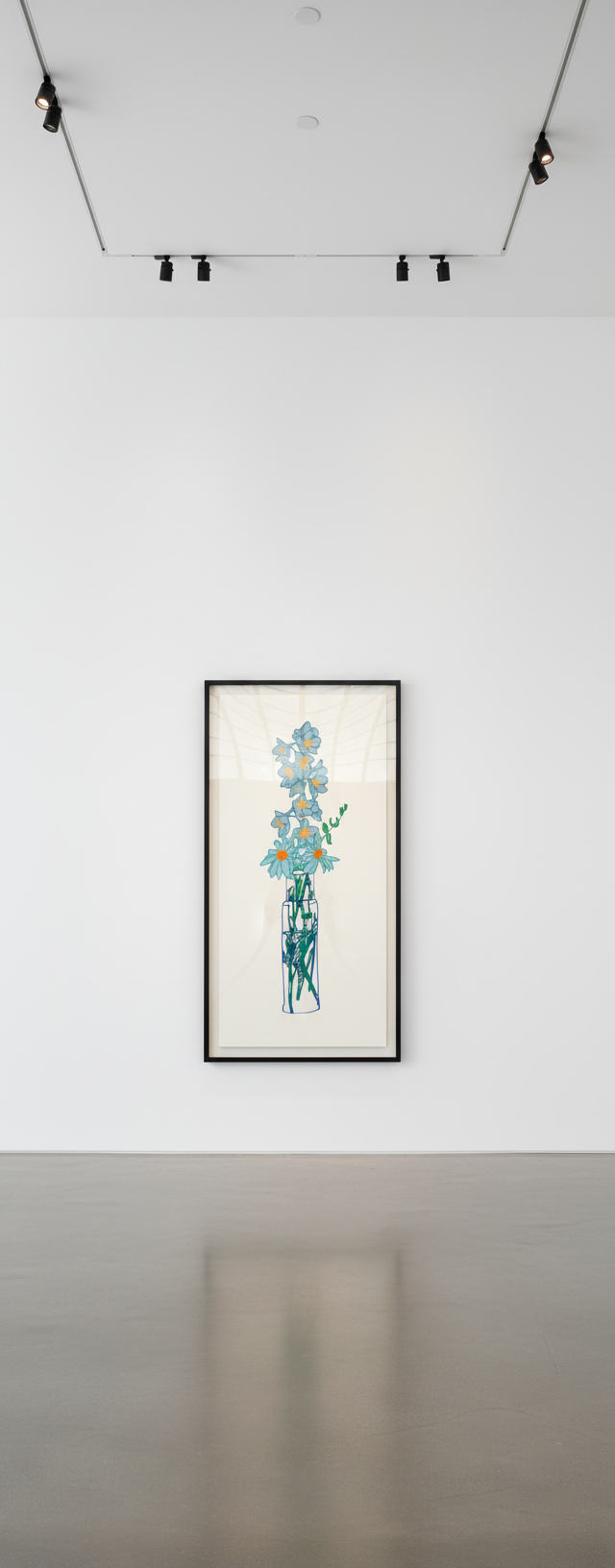 Tom Wesselman - Delphinium and Daisies, 1989-92, Alkyd on cut out steel