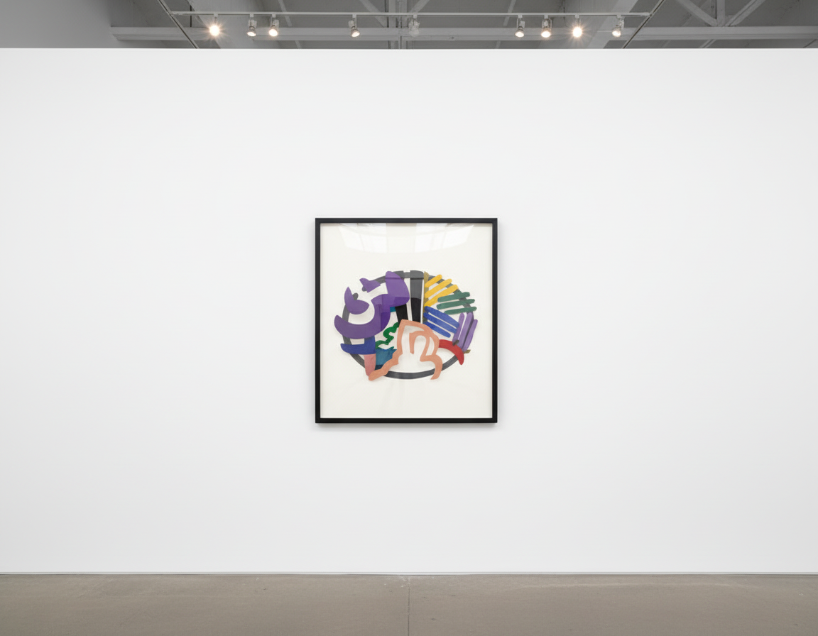 Tom Wesselman - Maquette for Still Life With Johns and Matisse, 1991, Liquitex on Bristol board