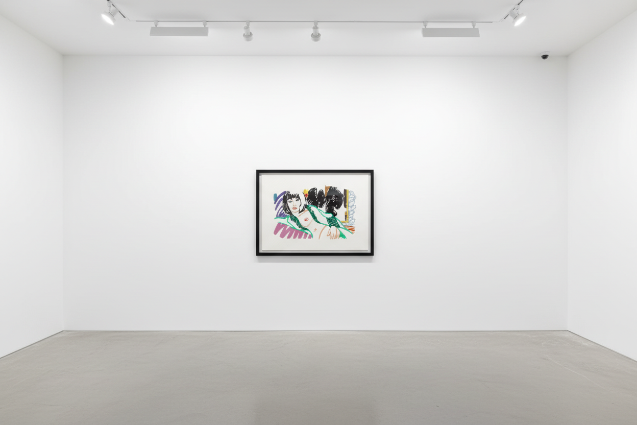 Tom Wesselman - Monica In Robe With Motherwell, 1994, Screen print