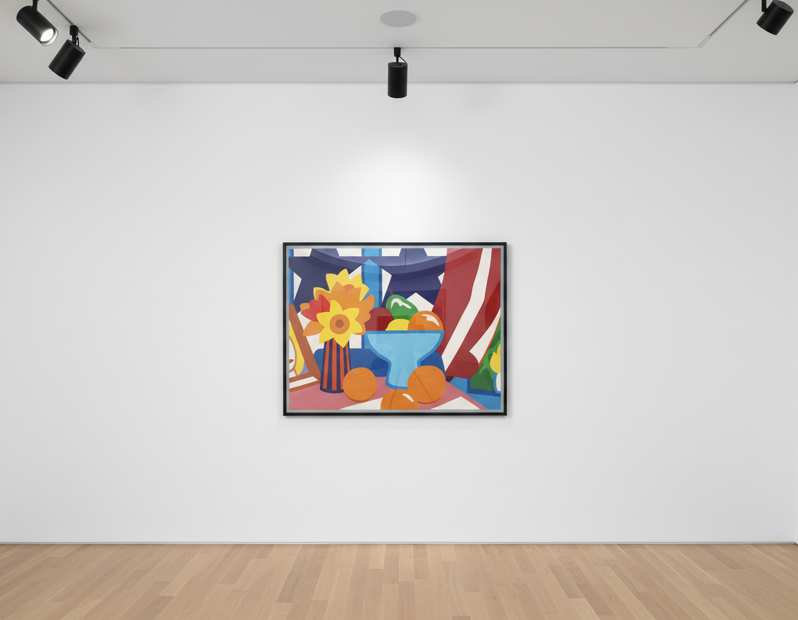 Tom Wesselman - Still Life With Blowing Curtain (Red), 1999, Silkscreen