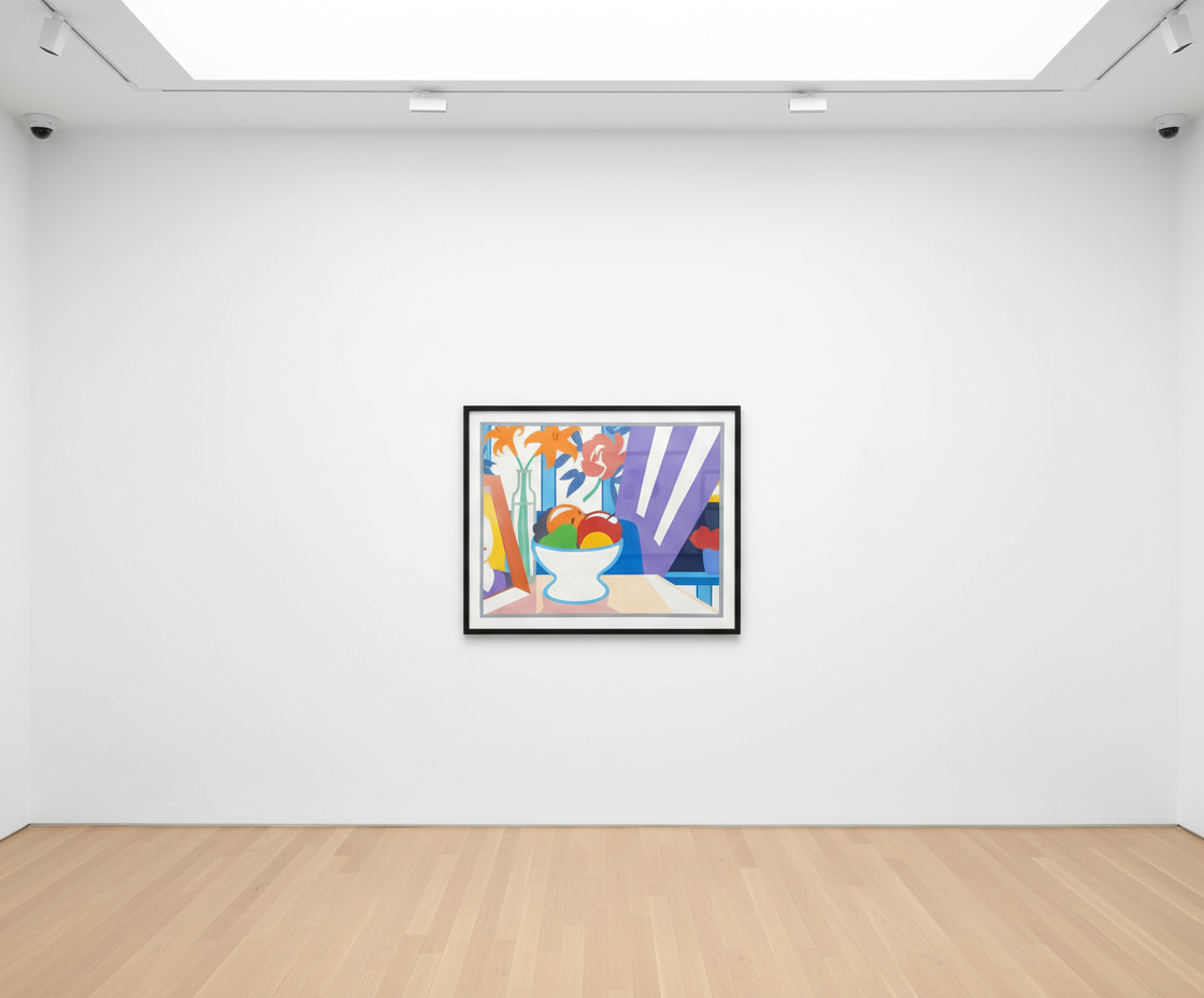 Tom Wesselman - Still Life With Lilies and Mixed Fruit, 1997-98, Silkscreen