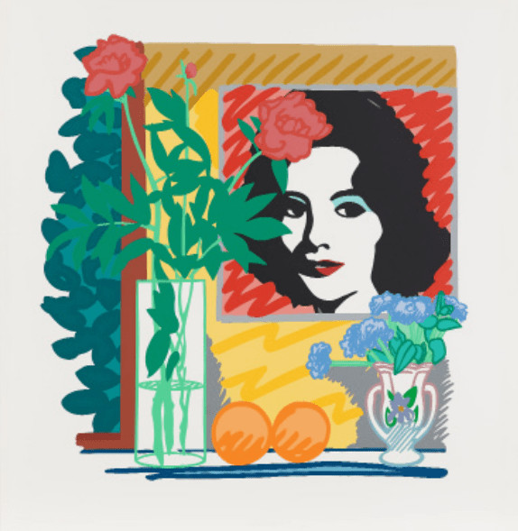 Tom Wesselmann - Still Life With Liz, 1992, Screen print