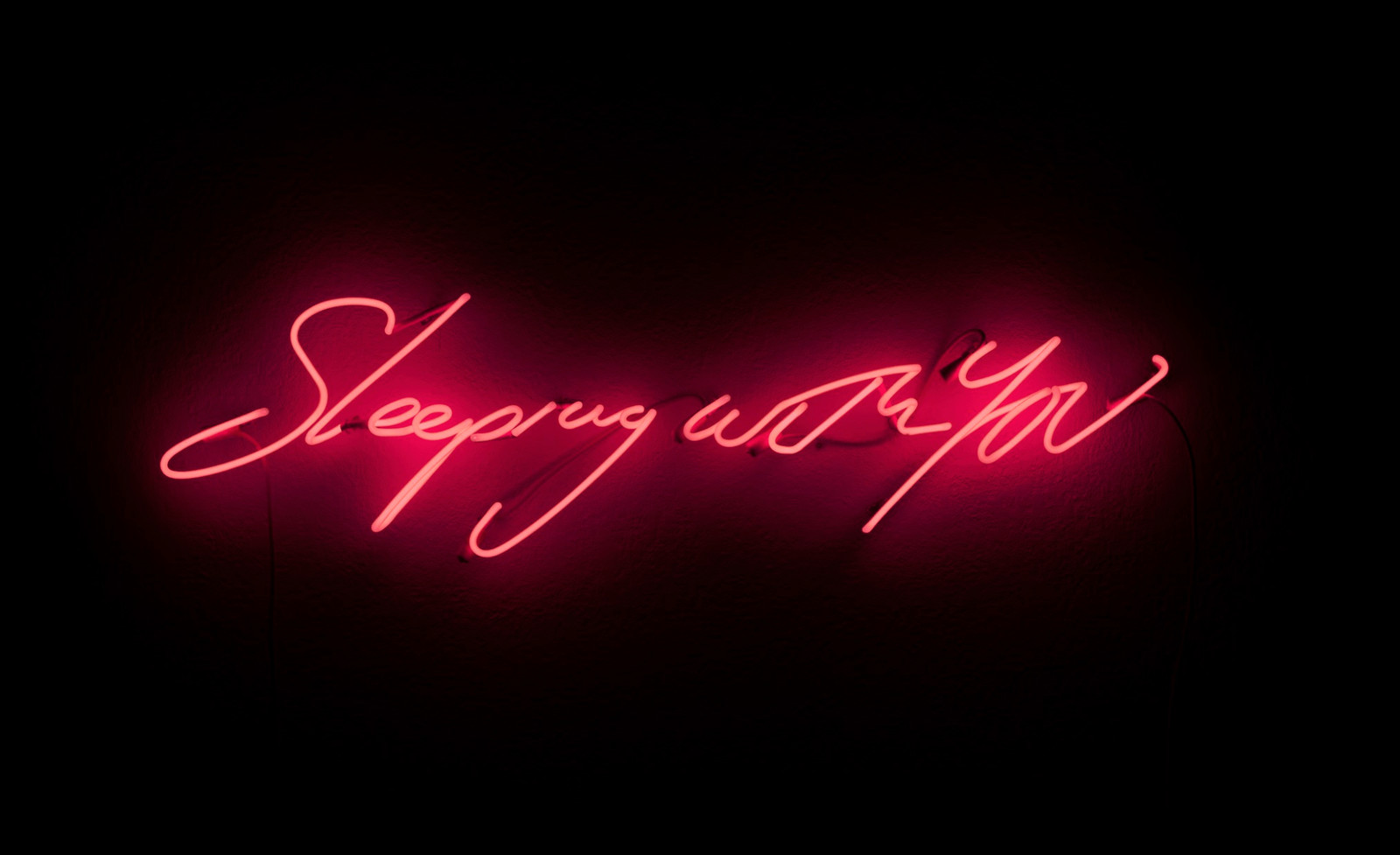 Tracey Emin - Sleeping with YOU, 2007, Neon