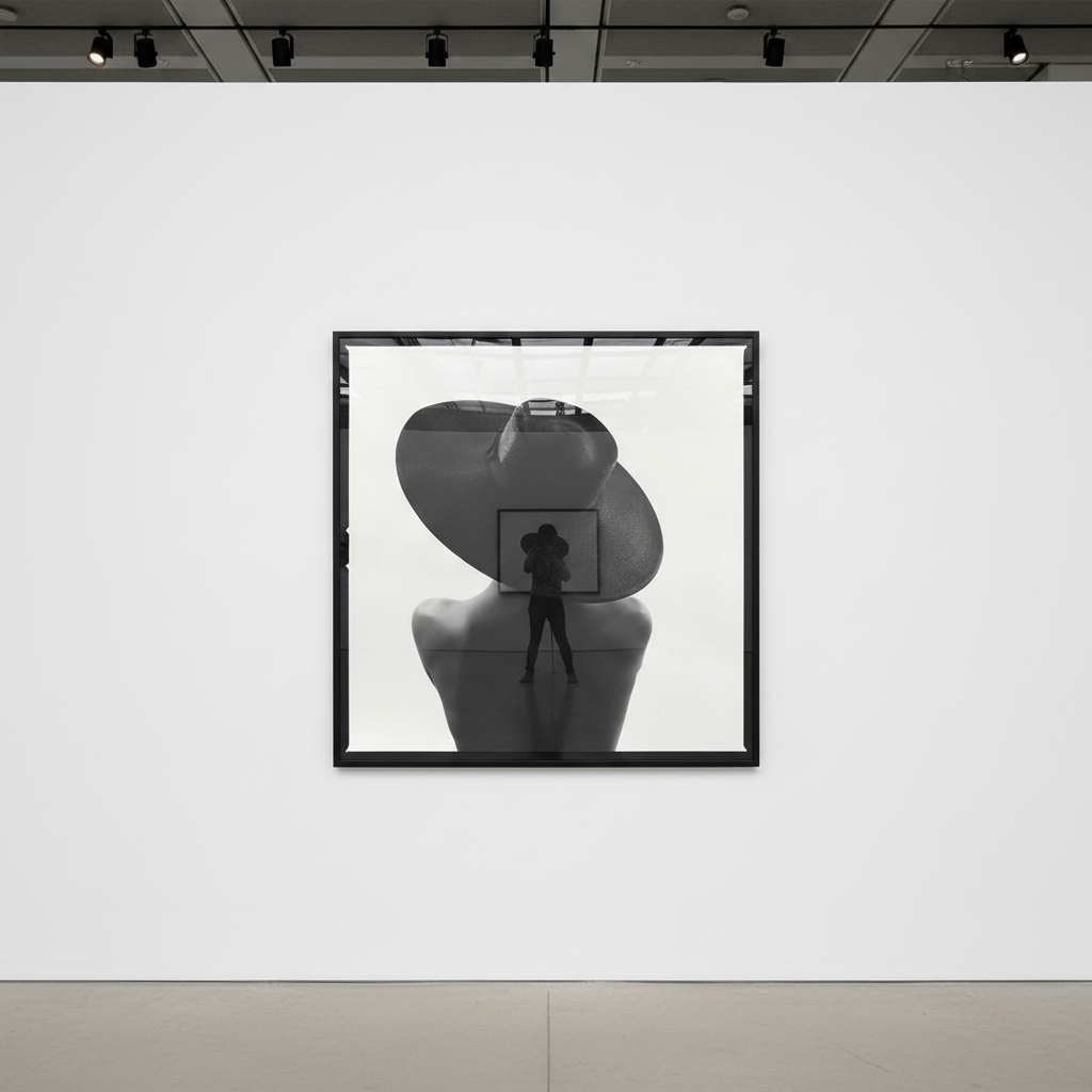 Tyler Shields - Back Silhouette II, 2024, Digital c print