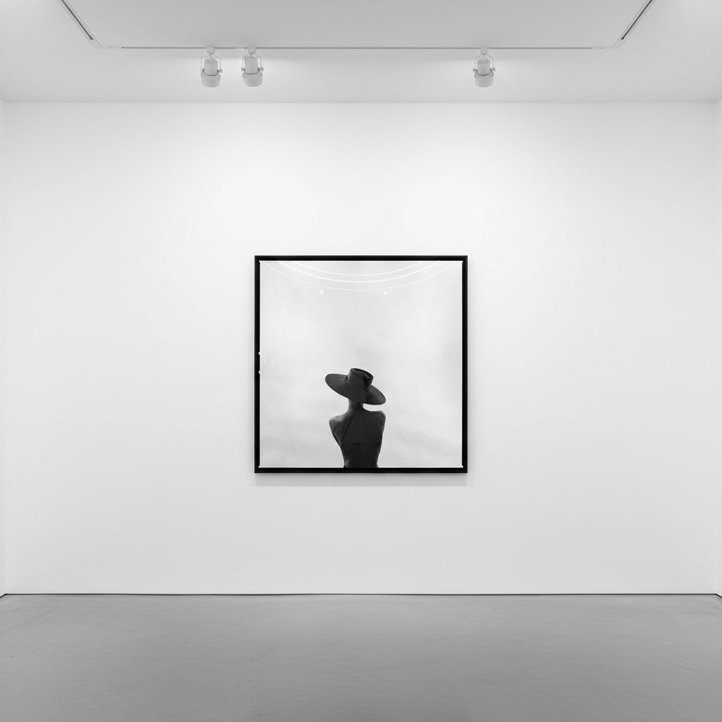 Tyler Shields - Back Silhouette, 2024, Digital c print