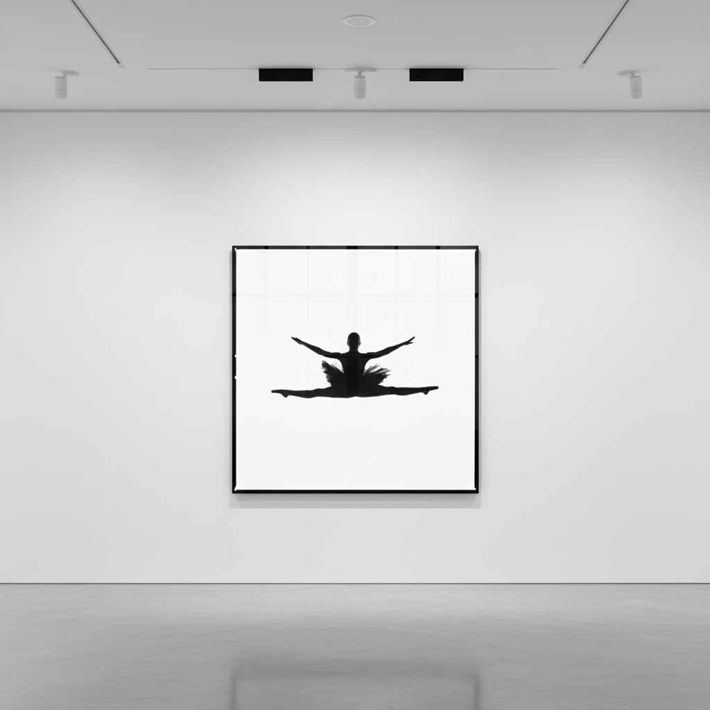 Tyler Shields - Ballerina Silhouette, 2020, Digital c print