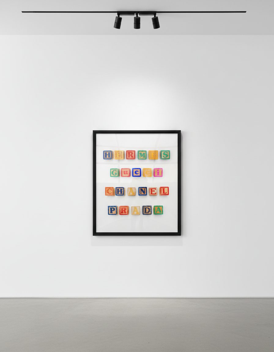 Tyler Shields - Brand Names, 2020, Digital C Print