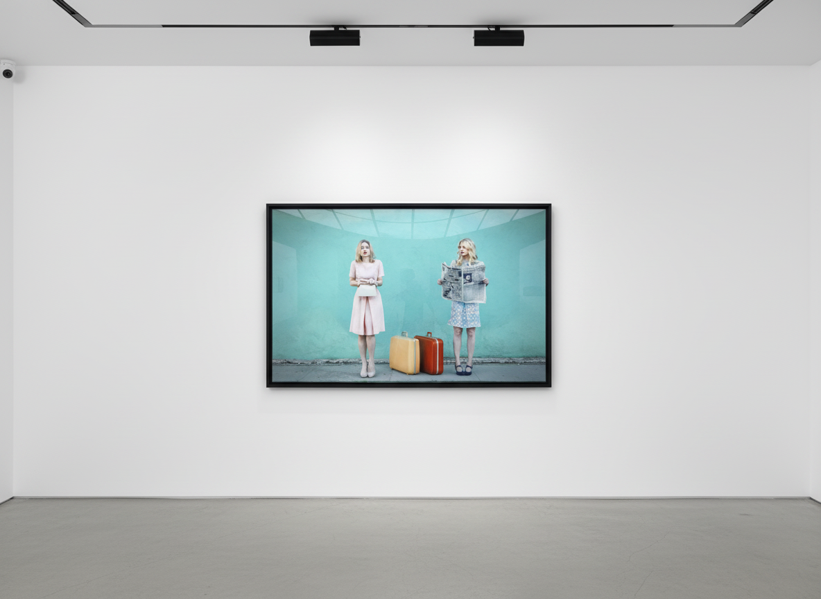 Tyler Shields - Bus Stop Death of James Dean, 2015, Digital c print