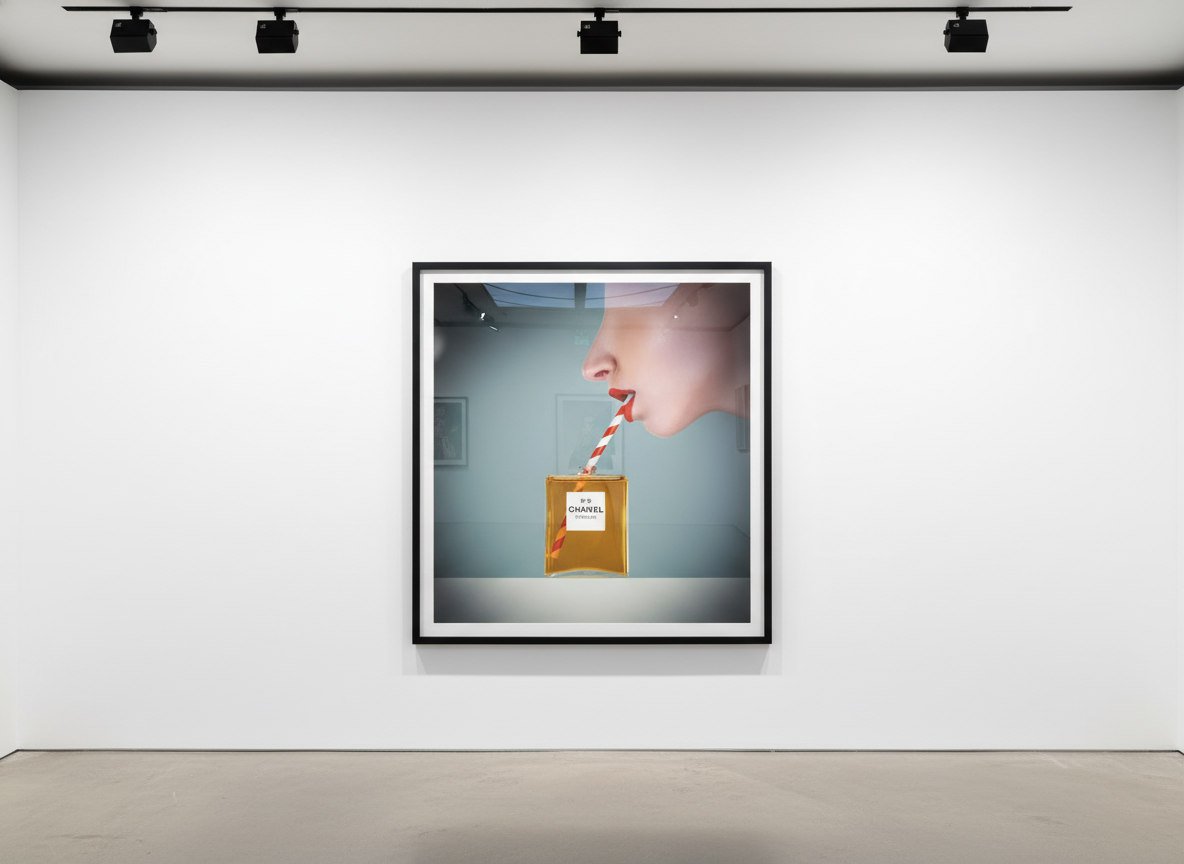 Tyler Shields - Chanel No. 5, 2015, Digital c print