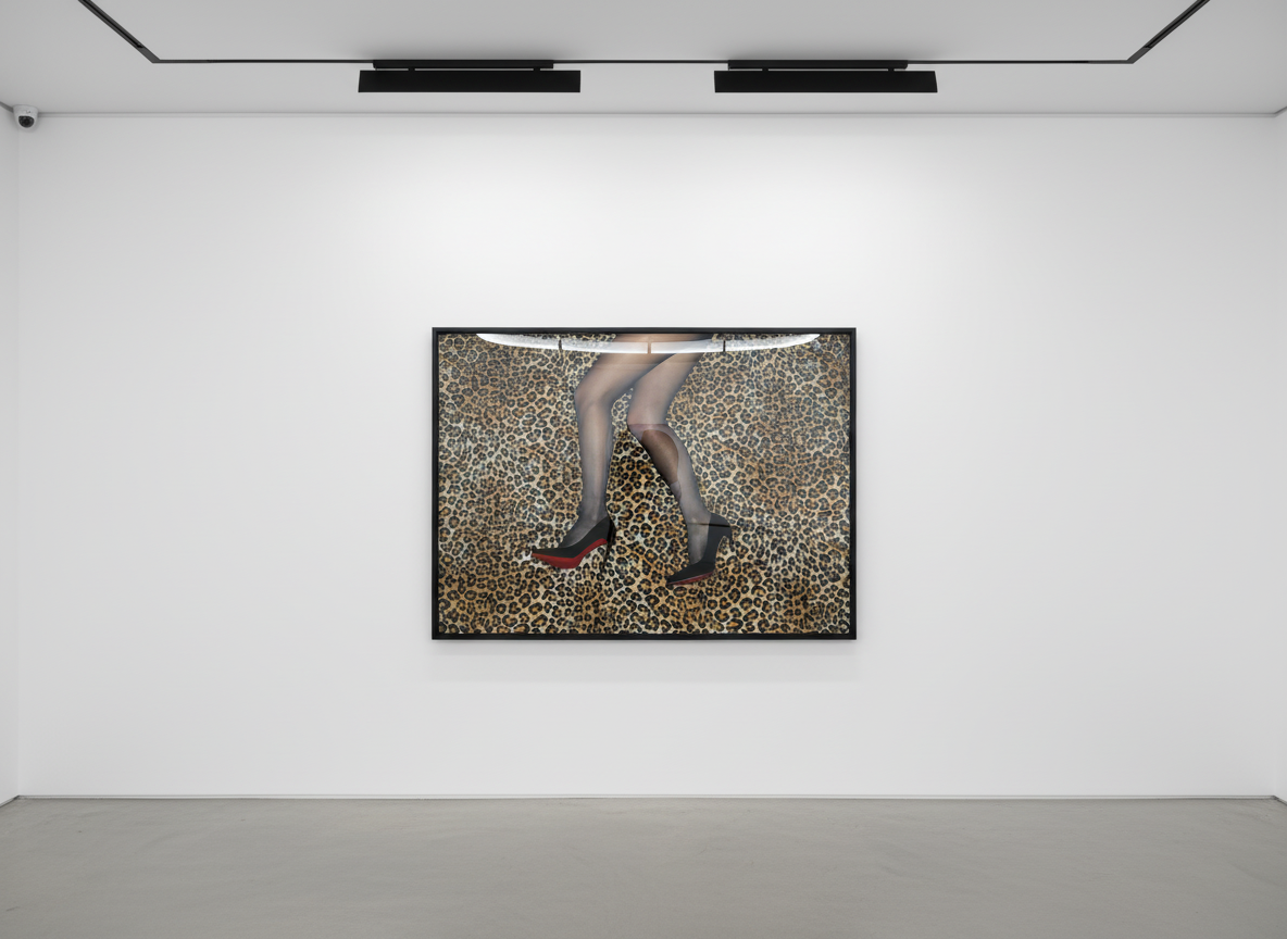 Tyler Shields - Cheetah Legs, 2023, Dgital C Print