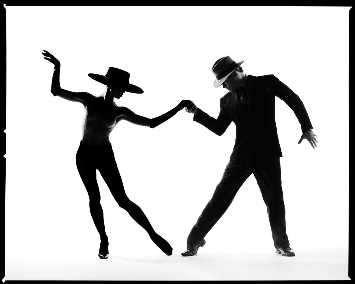 Tyler Shields - Dancing Silhouette, 2021, Digital c print