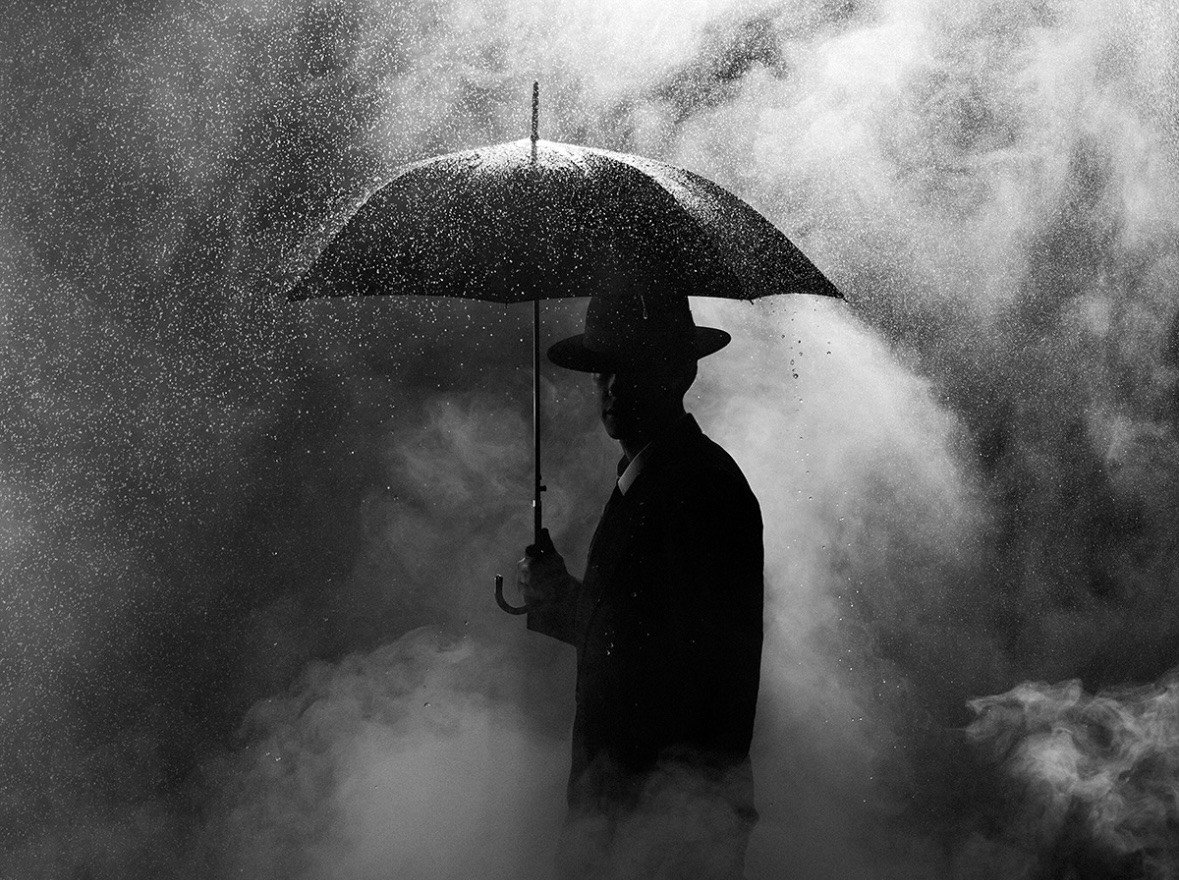 Tyler Shields - Fog and Rain, 2024, Dgital C Print