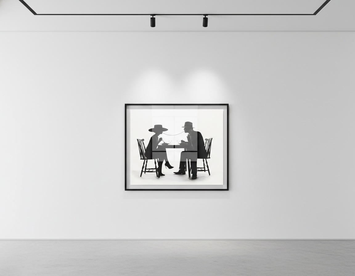 Tyler Shields - Lady and the Tramp, 2021, Digital c print