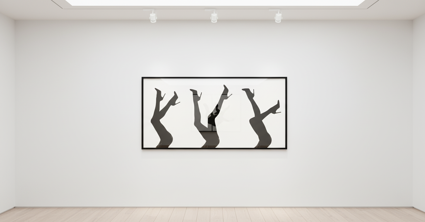 Tyler Shields - Legs Silhouette, 2020, Digital c print