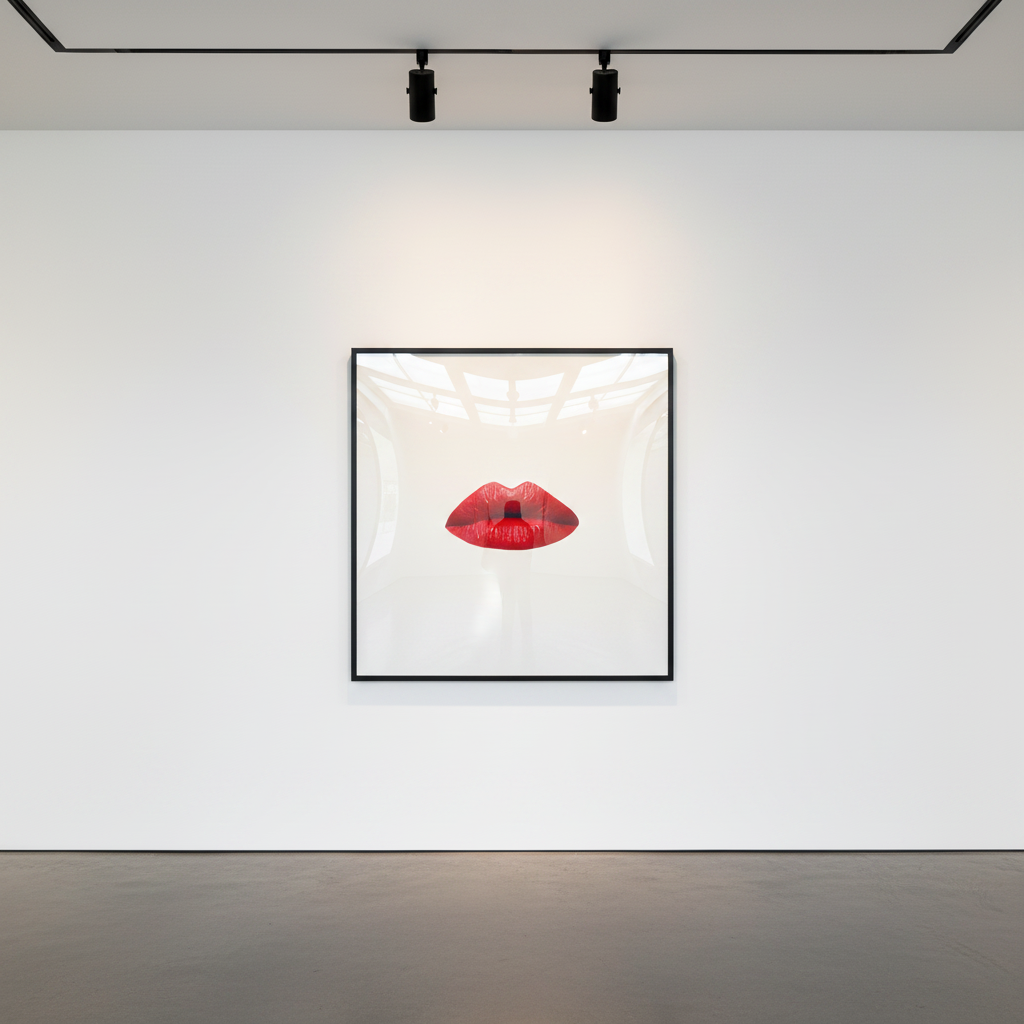 Tyler Shields - Lips, 2018, Digital C Print