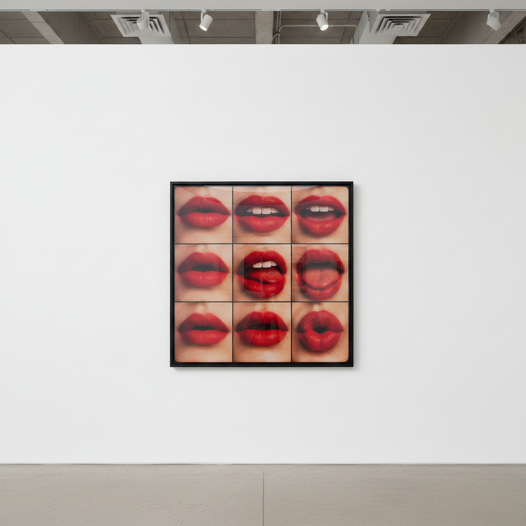 Tyler Shields - Nine Lips, 2026, Digital c print