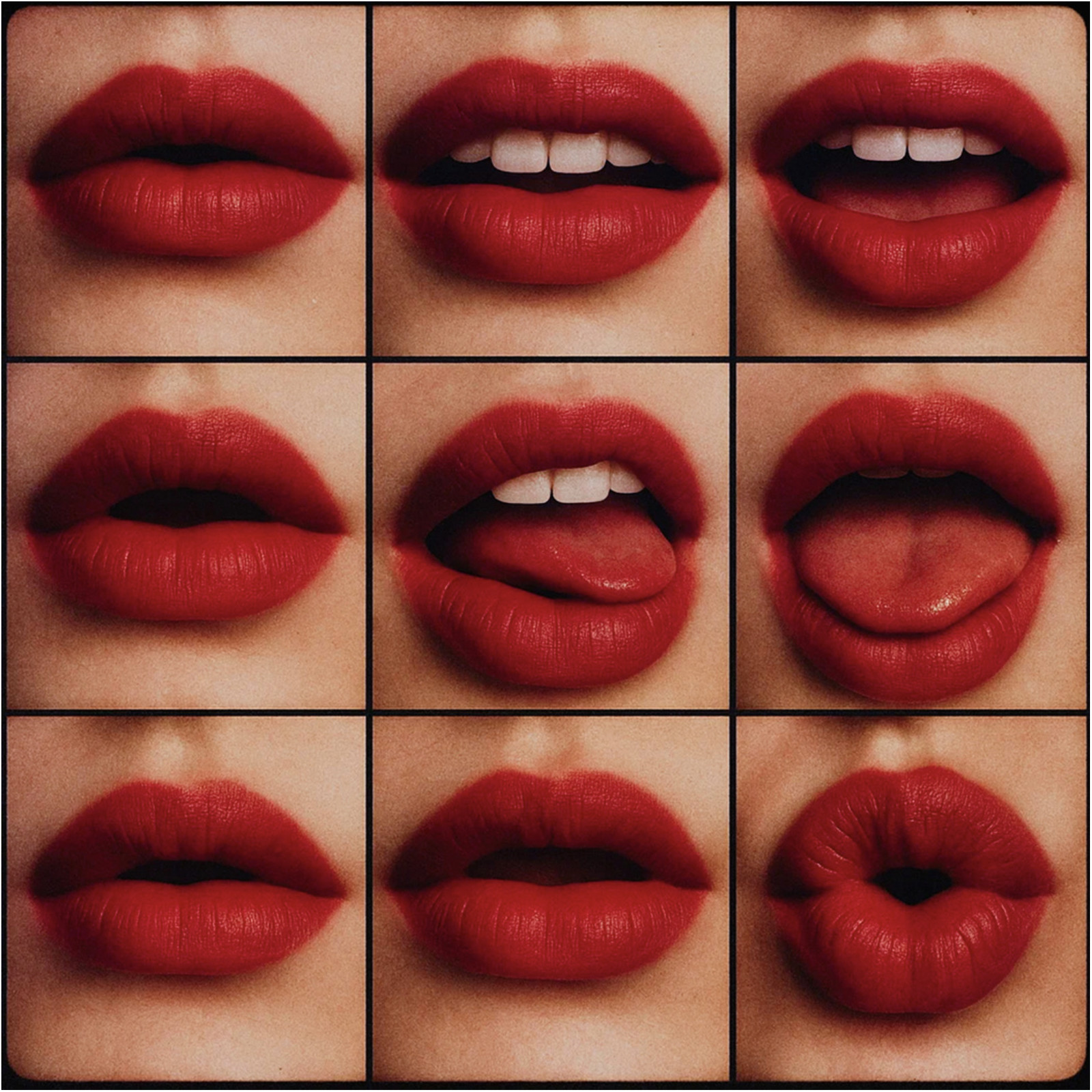Tyler Shields - Nine Lips, 2026, Digital c print