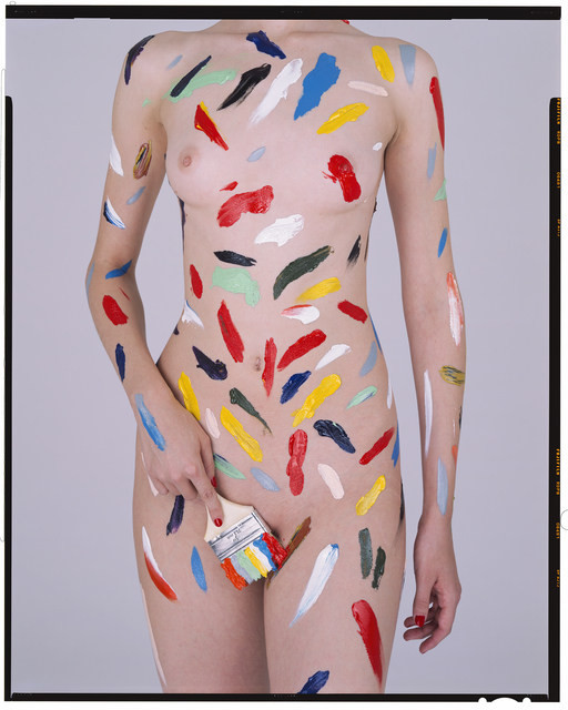 Tyler Shields - Paint Brush, 2018, Digital c print