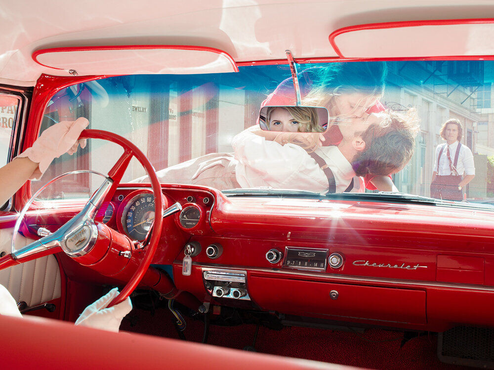 Tyler Shields - Rear View, 2015, Digital c print