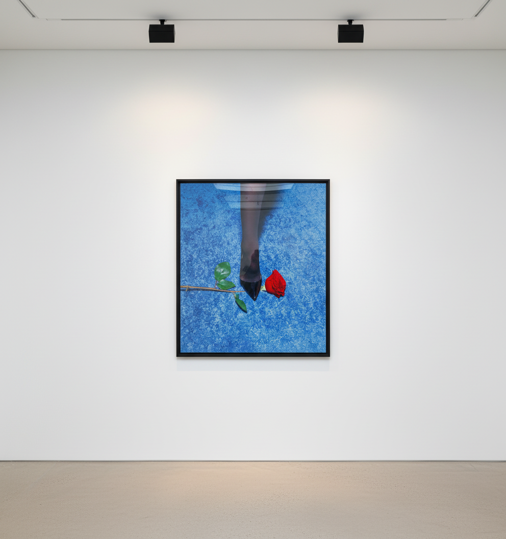 Tyler Shields - Red Rose, 2024, Digital C Print