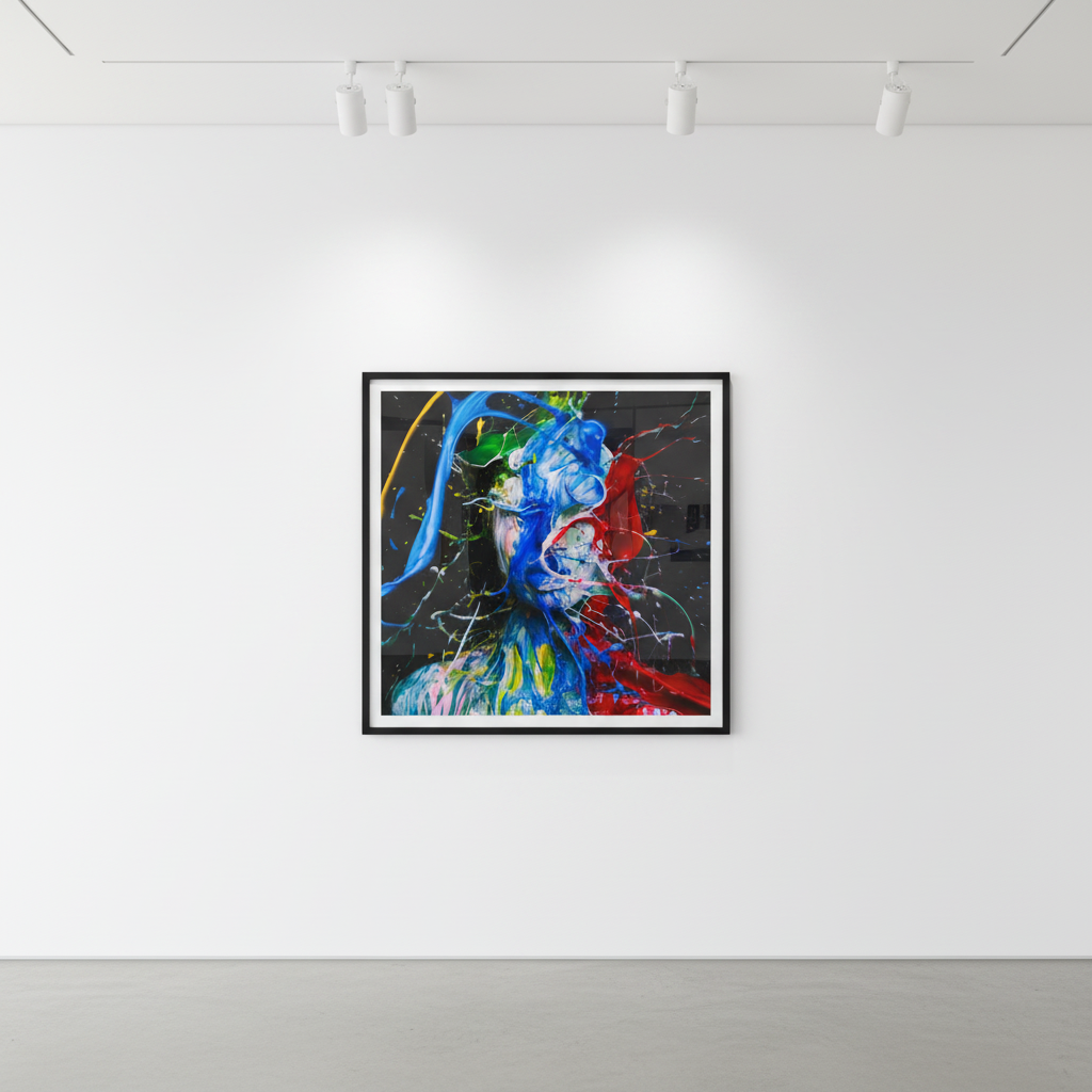 Tyler Shields - The Creation of Color, 2018, Digital c print