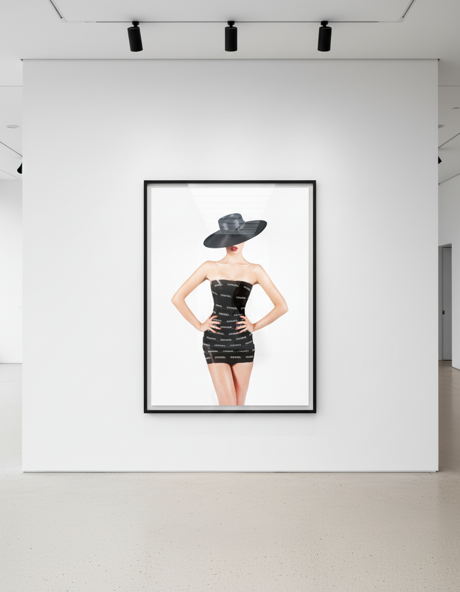 Tyler Shields - The Girl in Chanel, 2024, Digital c print