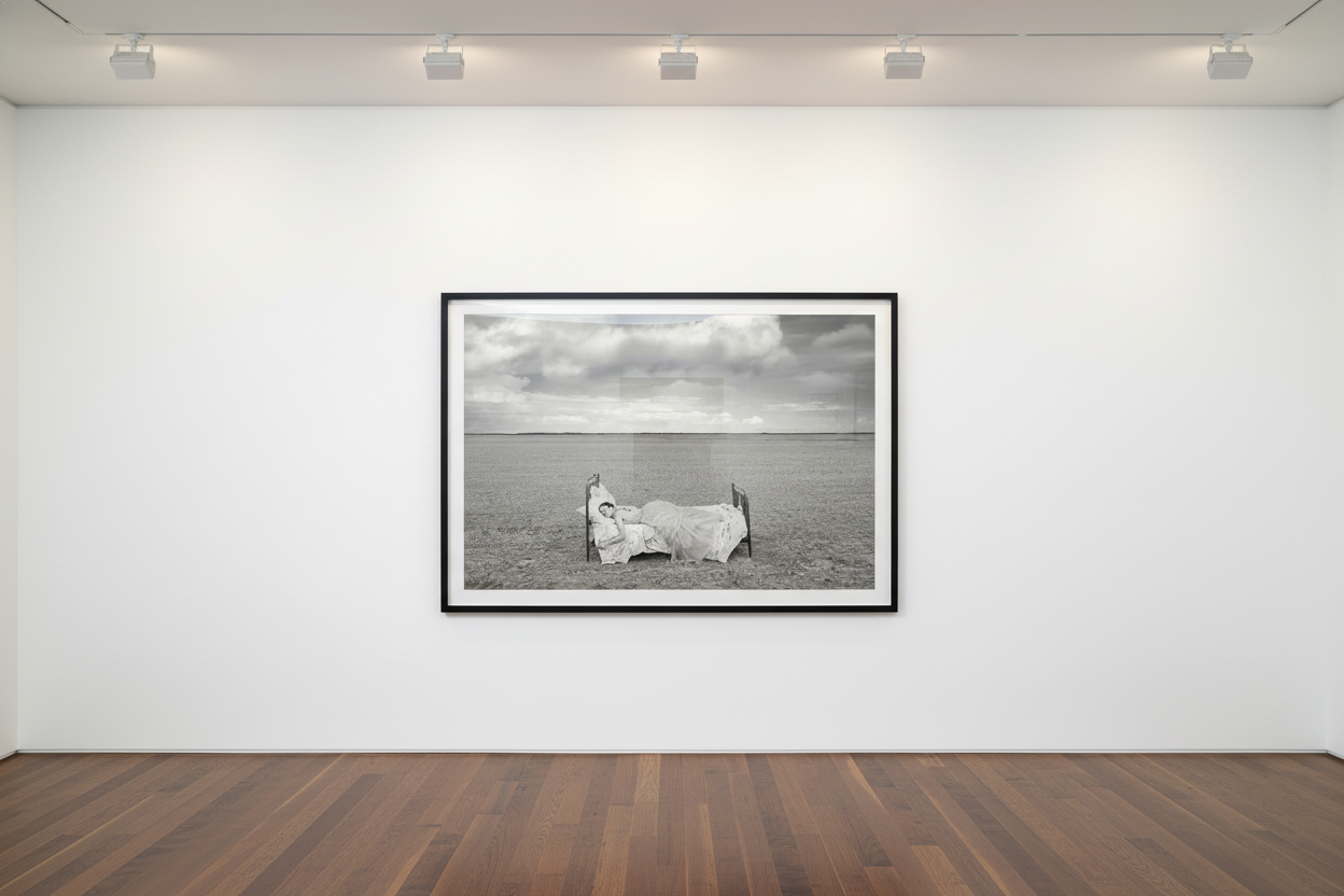 Tyler Shields - The Girl in the Bed, 2023, Digital C Print