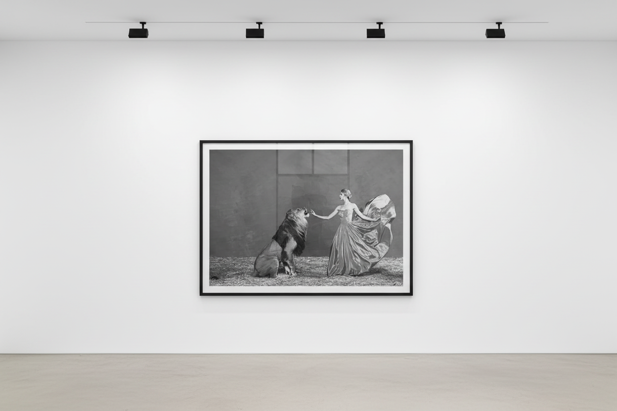 Tyler Shields - The Lion Queen, 2019, Digital c print