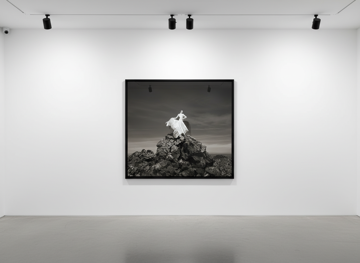 Tyler Shields - Top of the World, 2021, Digital c print