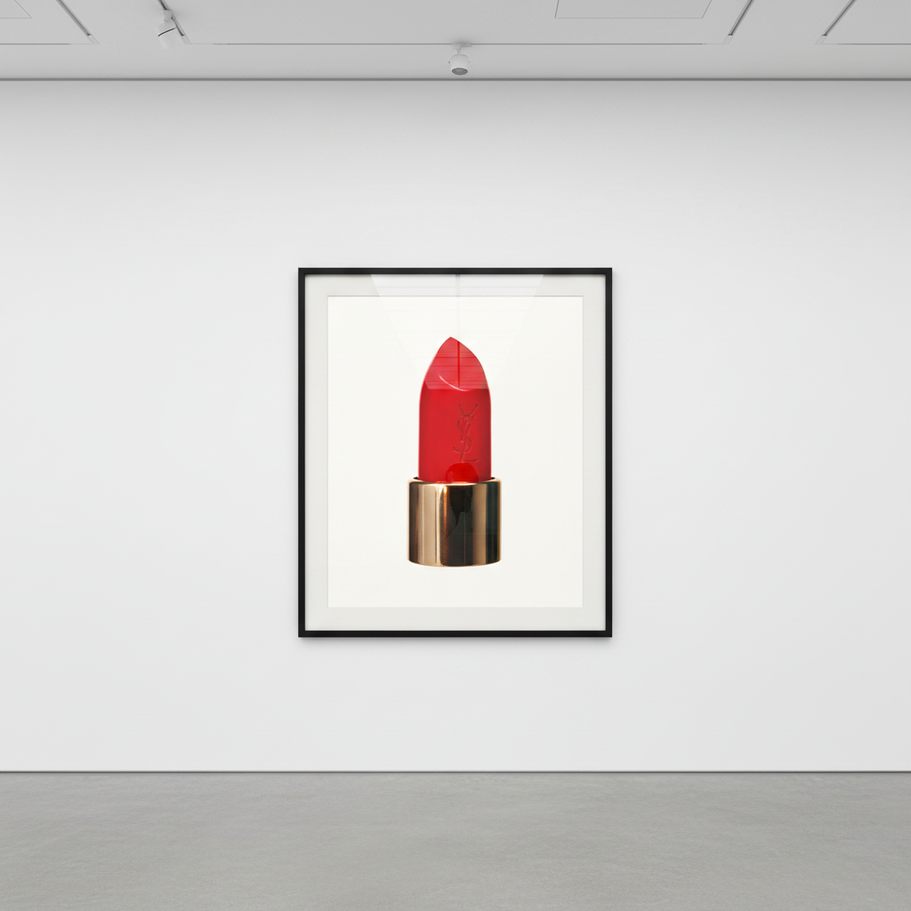 Tyler Shields - YSL Lipstick, 2024, Digital C Print