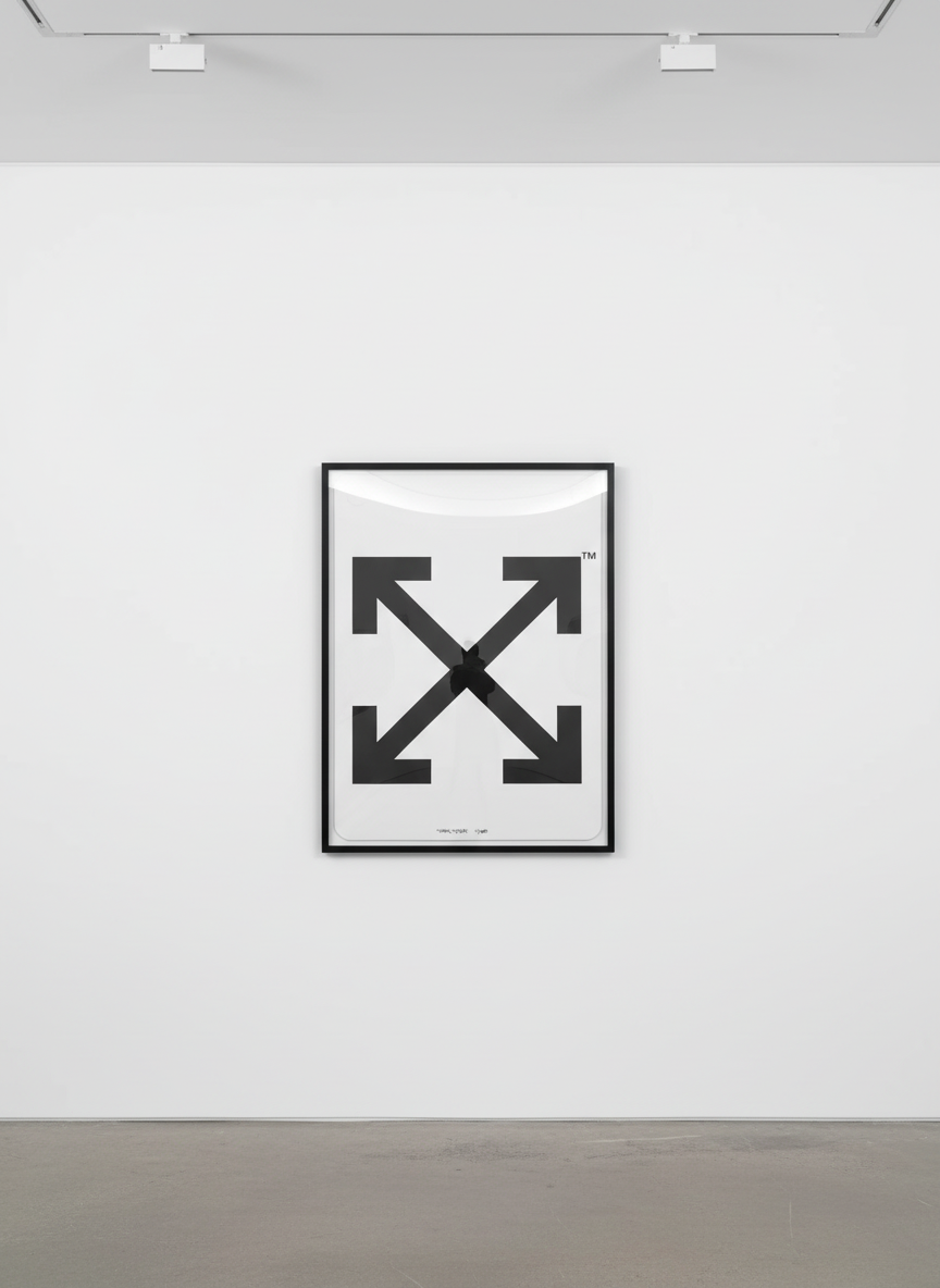 Virgil Abloh - Arrows, 2019, Transparent lithographic print