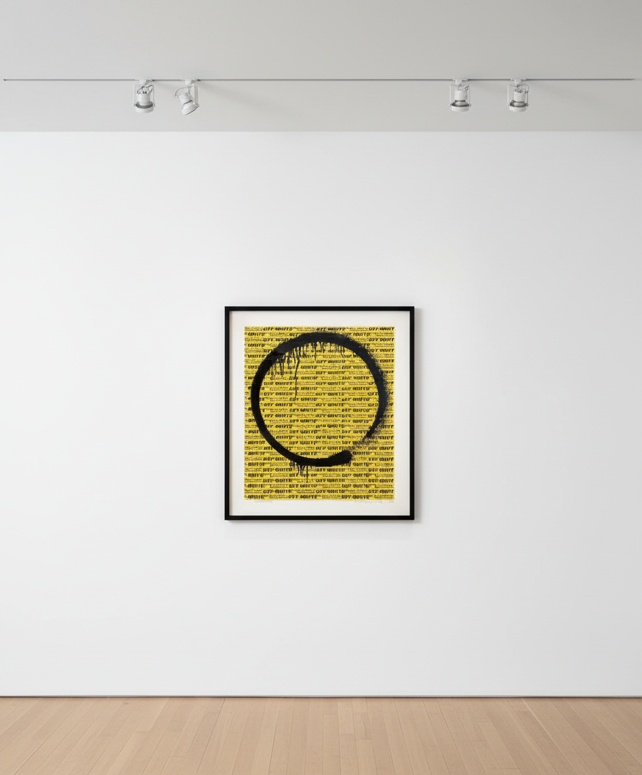 Virgil Abloh - Kyoto Enso, 2018, Silkscreen