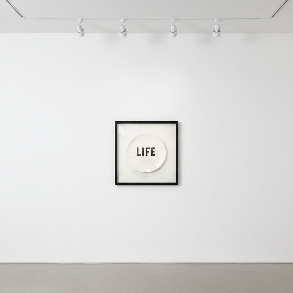 Virgil Abloh - Life Itself, 2021, Fine China plate